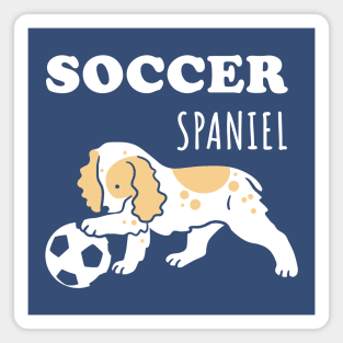 Soccer Spaniel Magnet